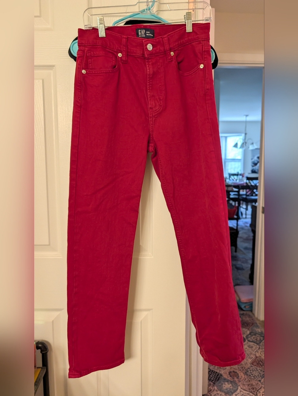 GAP Red '90s Straight Denim Jeans 6S
